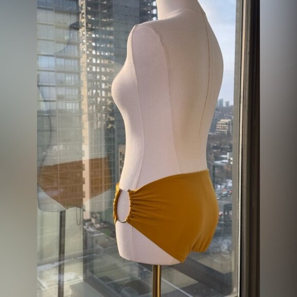 🆕 CHRISTOPHER ESBER 🧿 NWOT U Prong Swim Brief, Mustard, Sz AU 10 US 6 - Picture 6 of 16